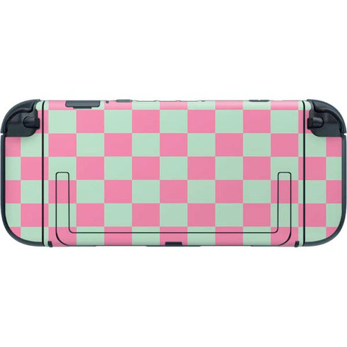 Watermelon Checkered Nintendo Switch 2 (2025) with Joy-Con Skin